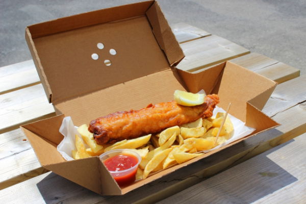 Premium Fold Out Burger Meal Box (24x12cm) (100's)