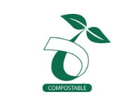 80mm White Compostable Hot Cup Lids (8oz) (10x100)
